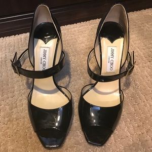 Jimmy Choo Black Patent Heels